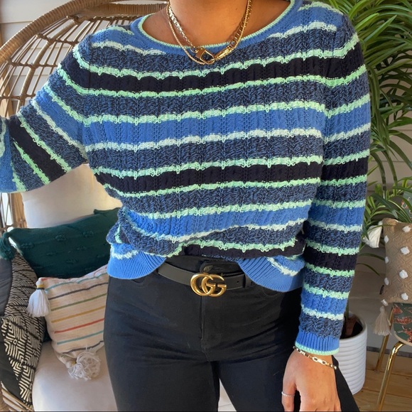 Sweaters - Vintage Style Boho Grandma Sweater SZ M